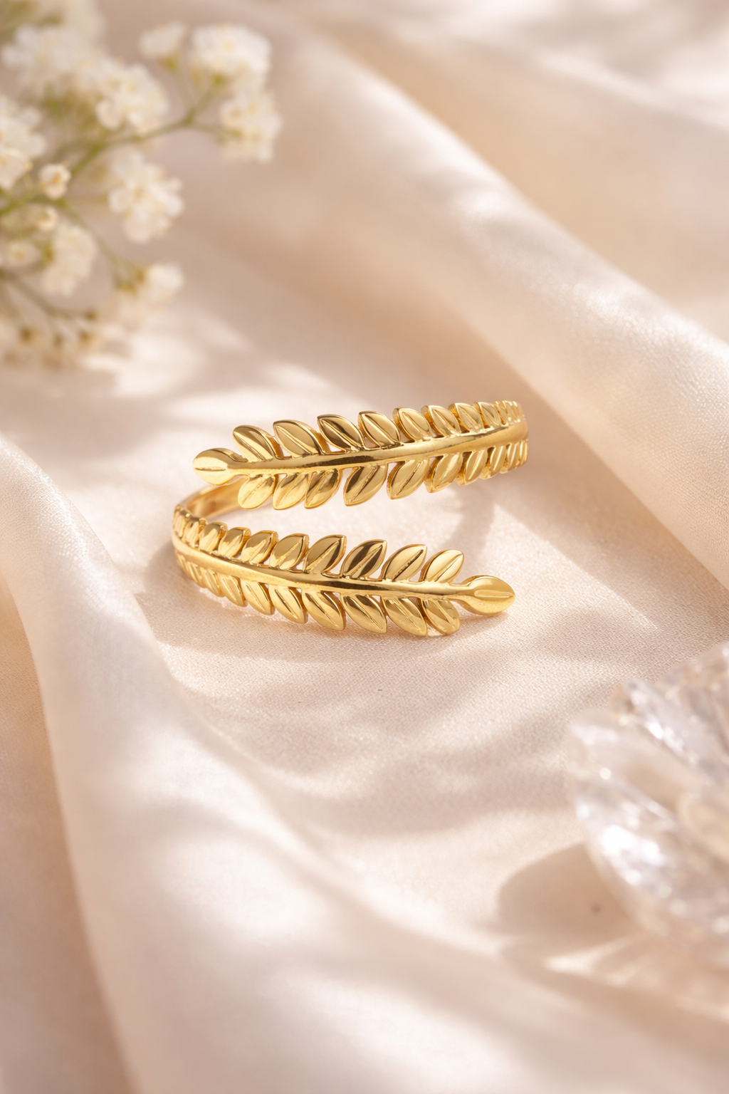 Golden Fern Ring