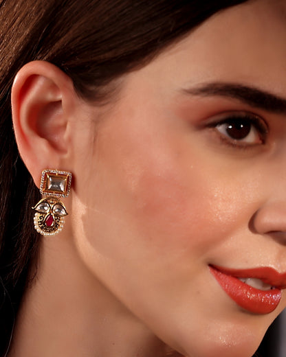 Imperial Rouge Moissanite Drape Set