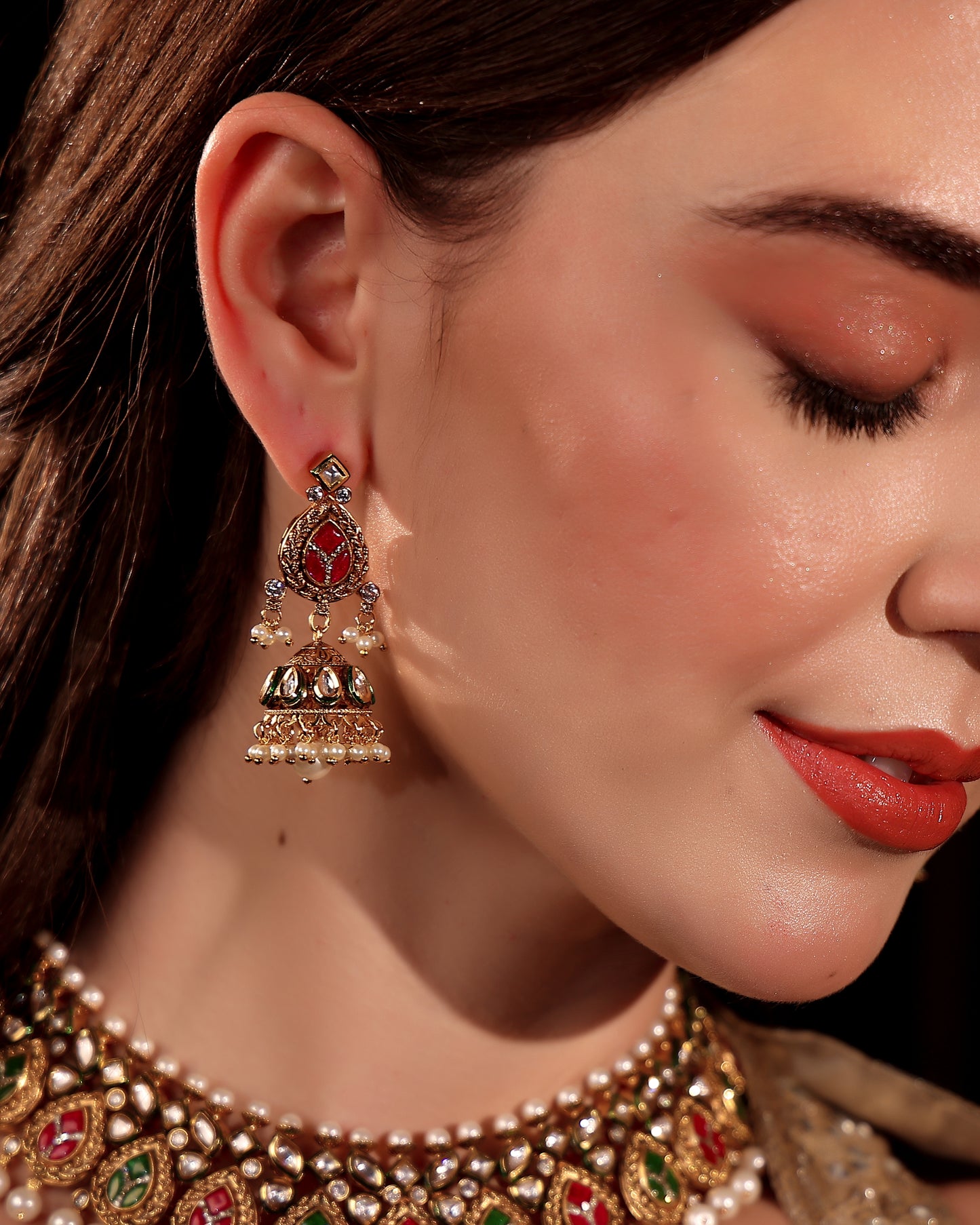 Festive Royale Enamel Jadau Set