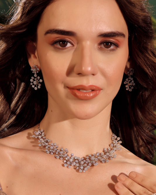 Crystal Bloom AD Statement Set