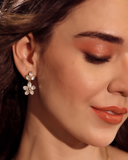 Petal Glint Dainty Moissanite Set