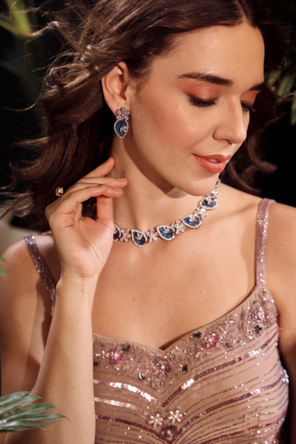 Sapphire Glitz AD Bloom Set