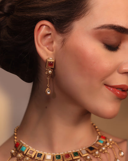 Navsundar Multigem Heritage Drape Set