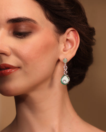 Celesta Aqua Spiral Drops