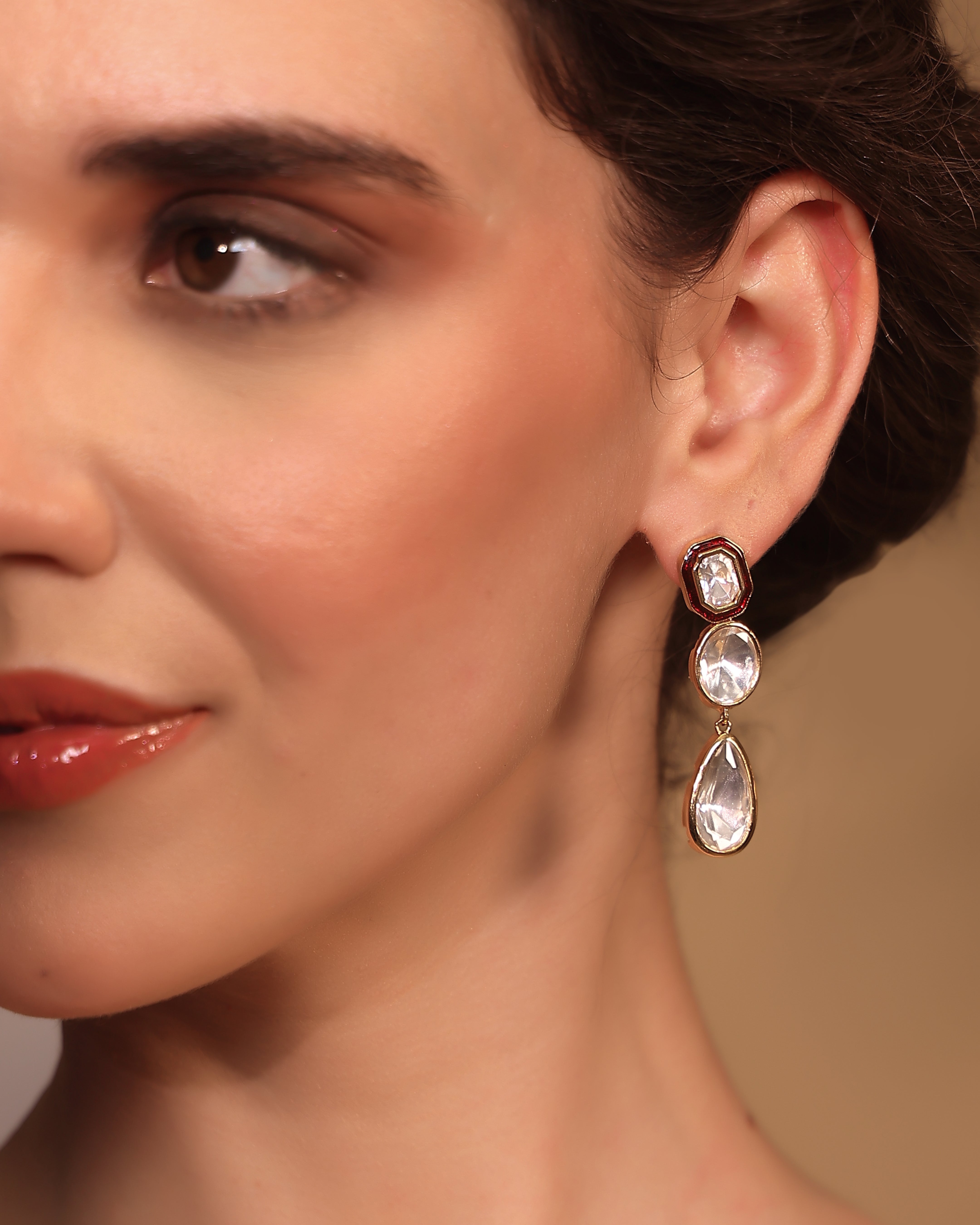 Eira Kundan Drop Trio