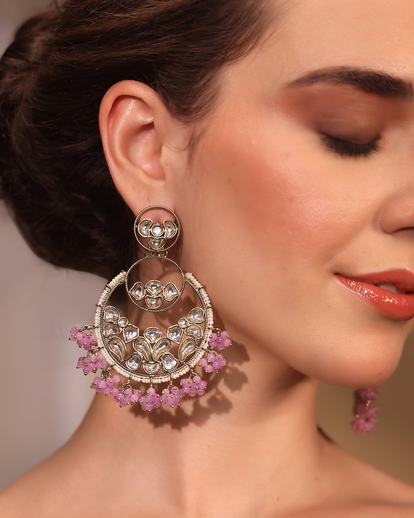 Inara Lilac Crescent Drops