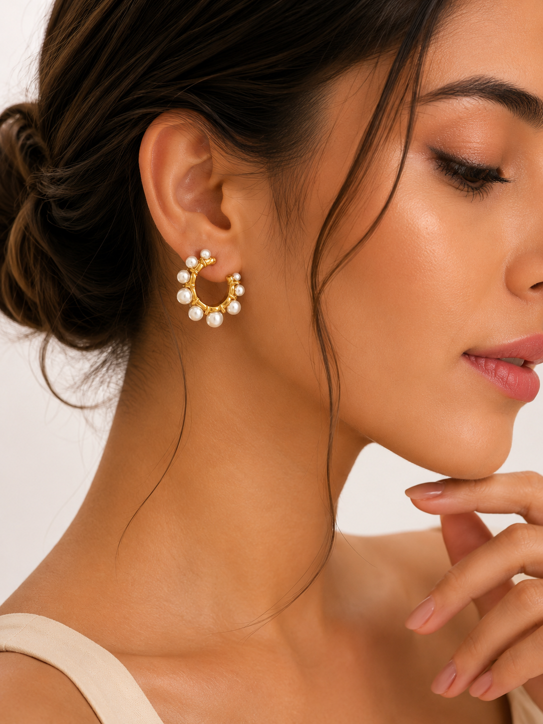 Opaline Luxe Hoops