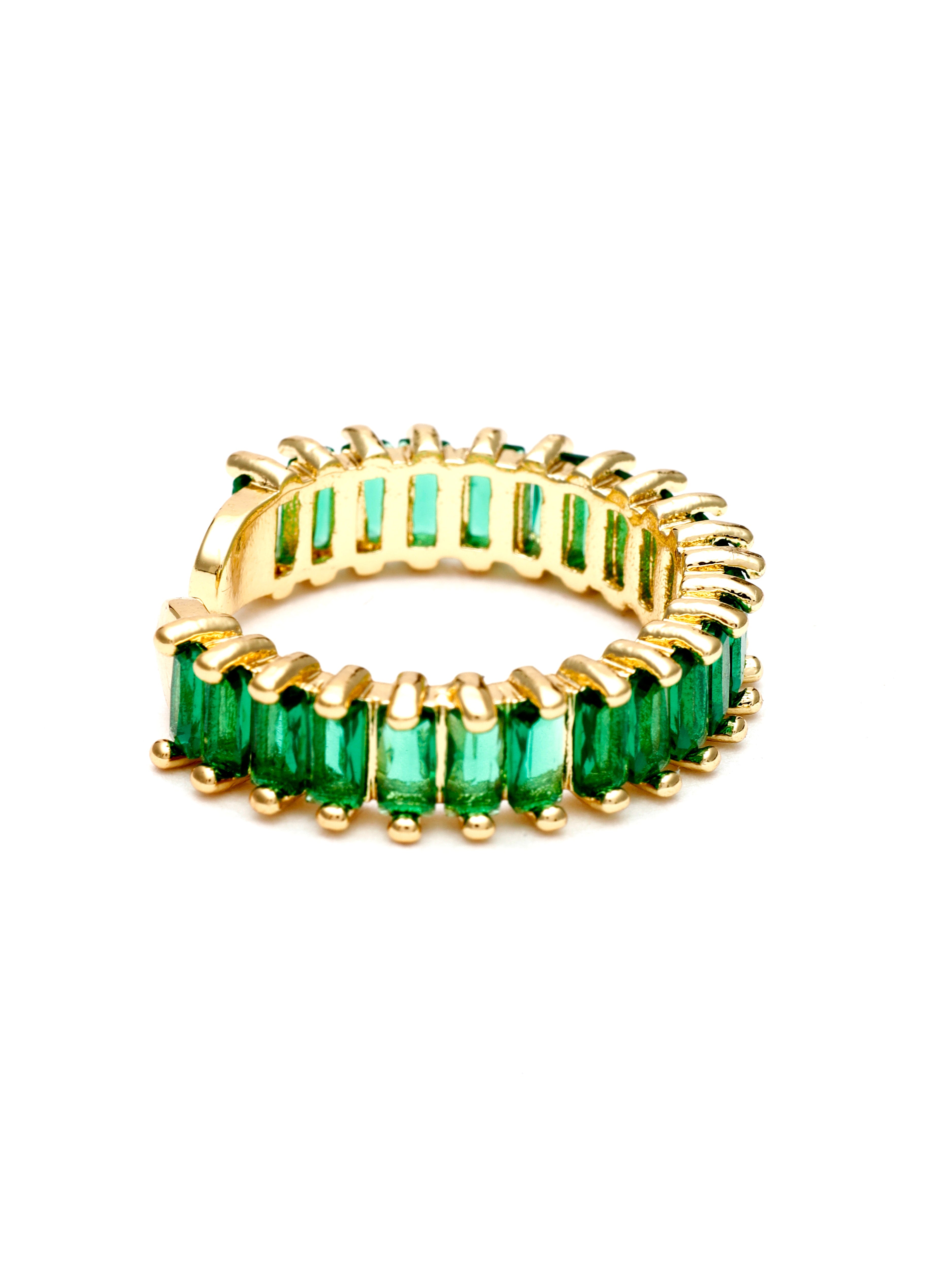 Emerald Baguette Ring - Image 2