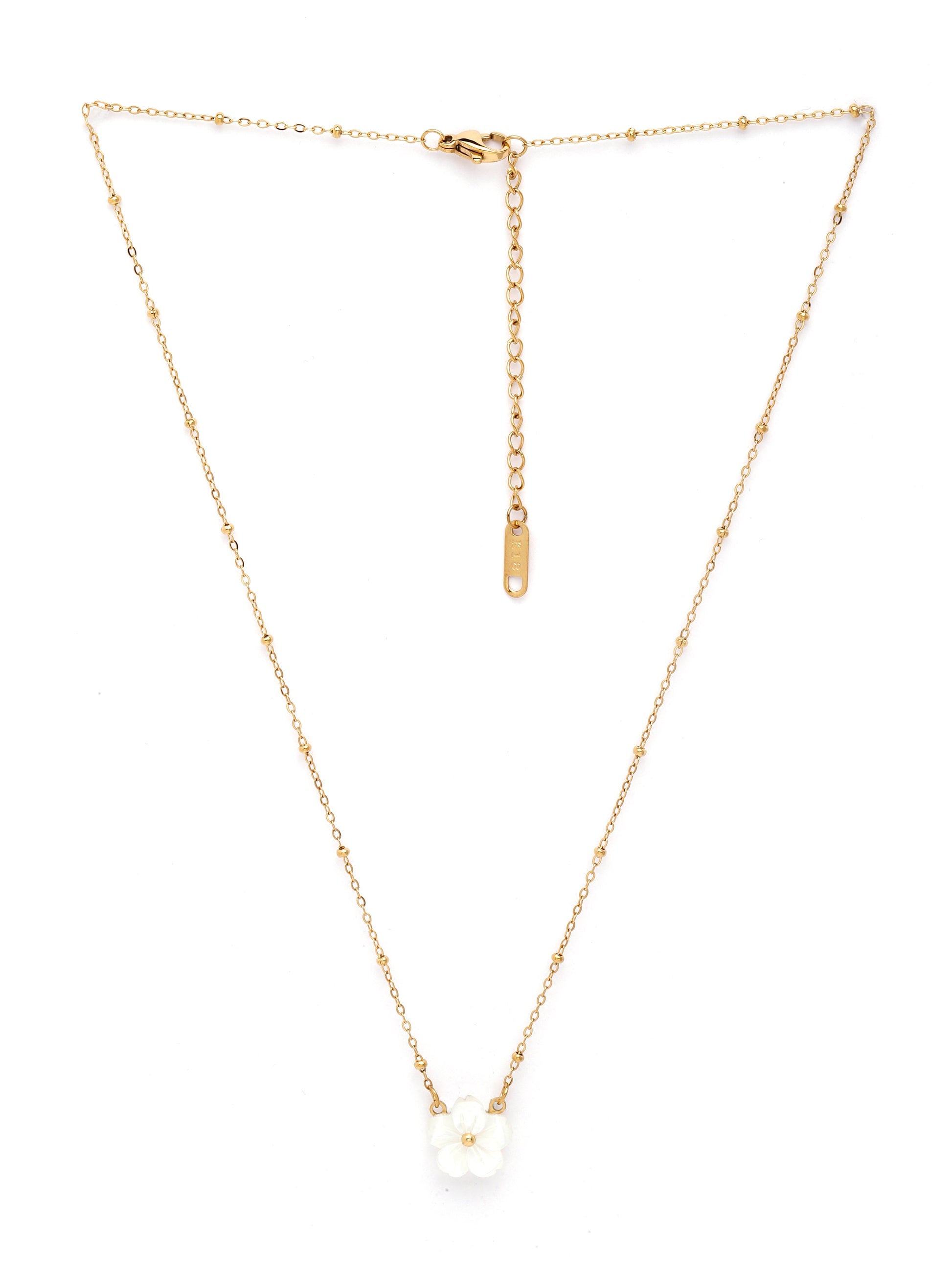 Floral Charm Necklace - Image 2