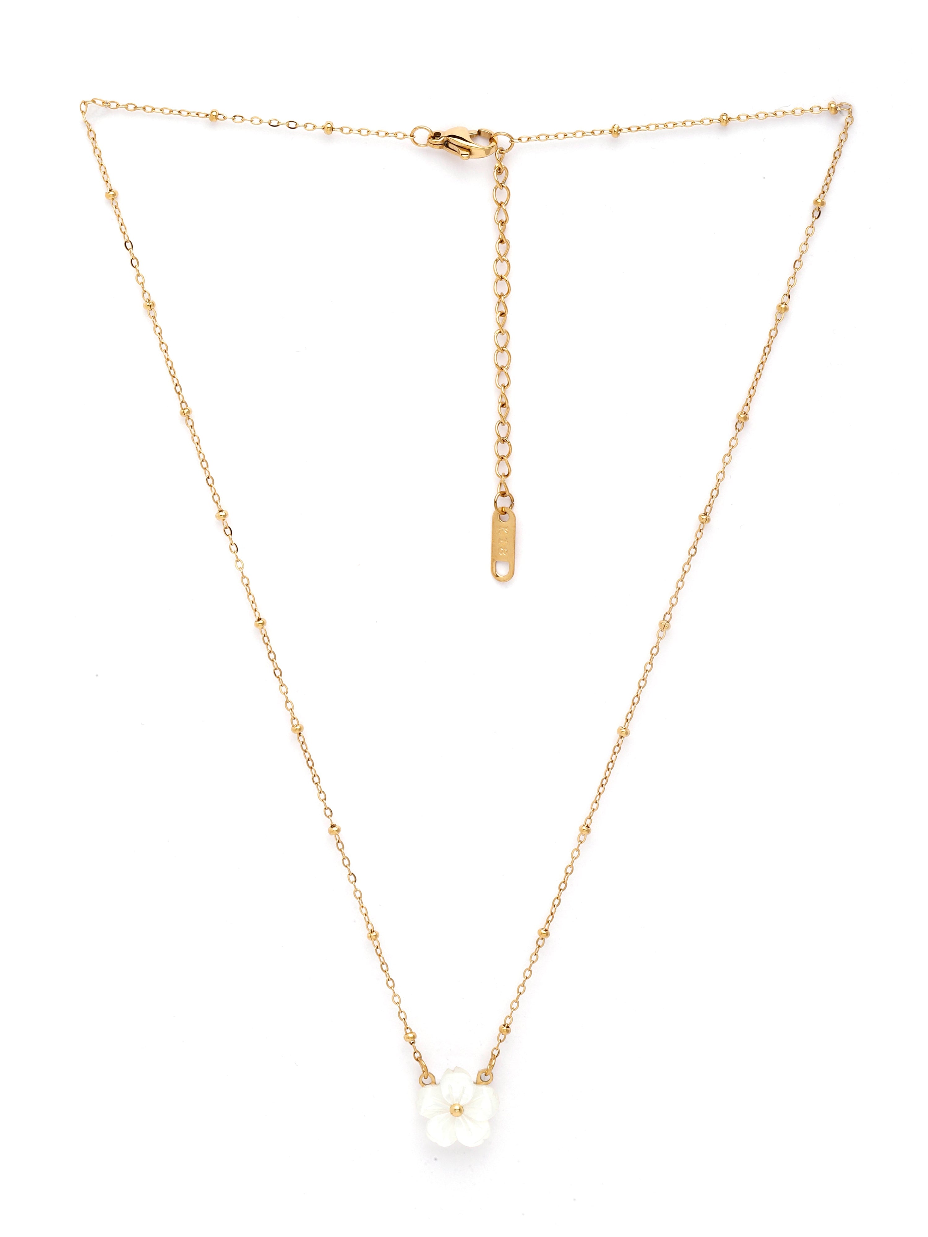 Floral Charm Necklace - Image 2