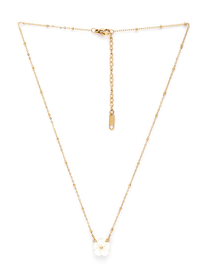 Floral Charm Necklace - Image 2