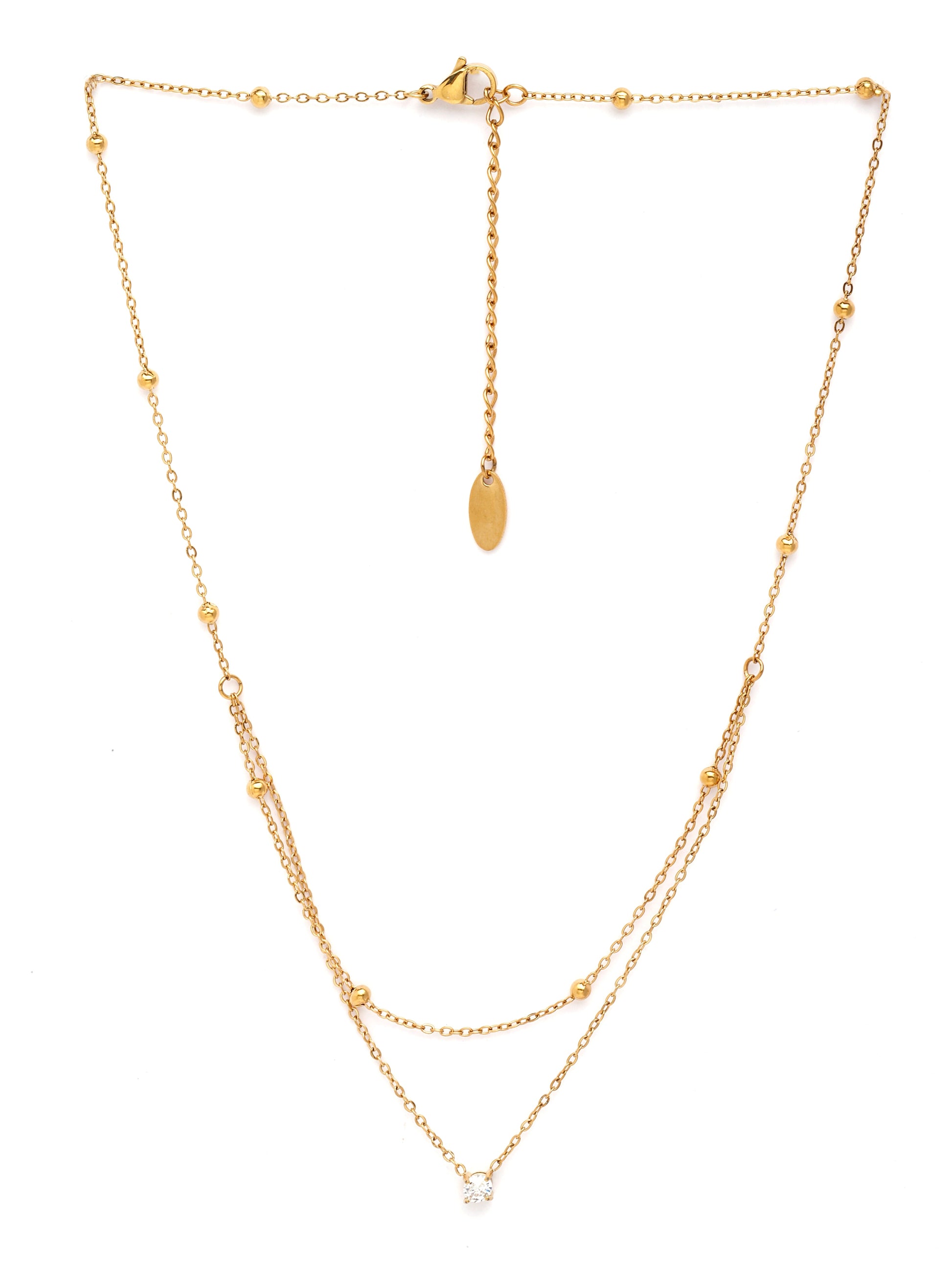 Glint Layered Necklace - Image 2