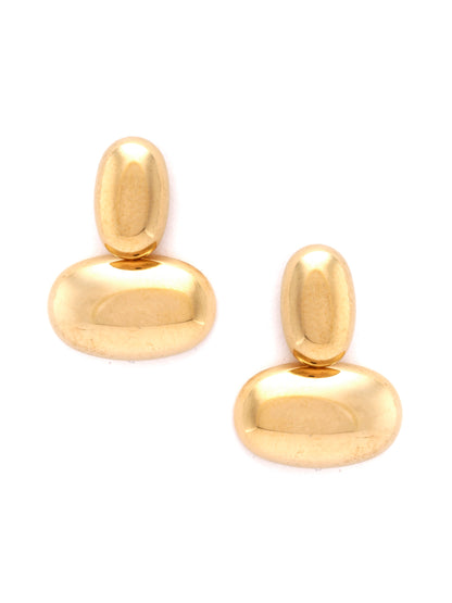 Golden Pebble Studs