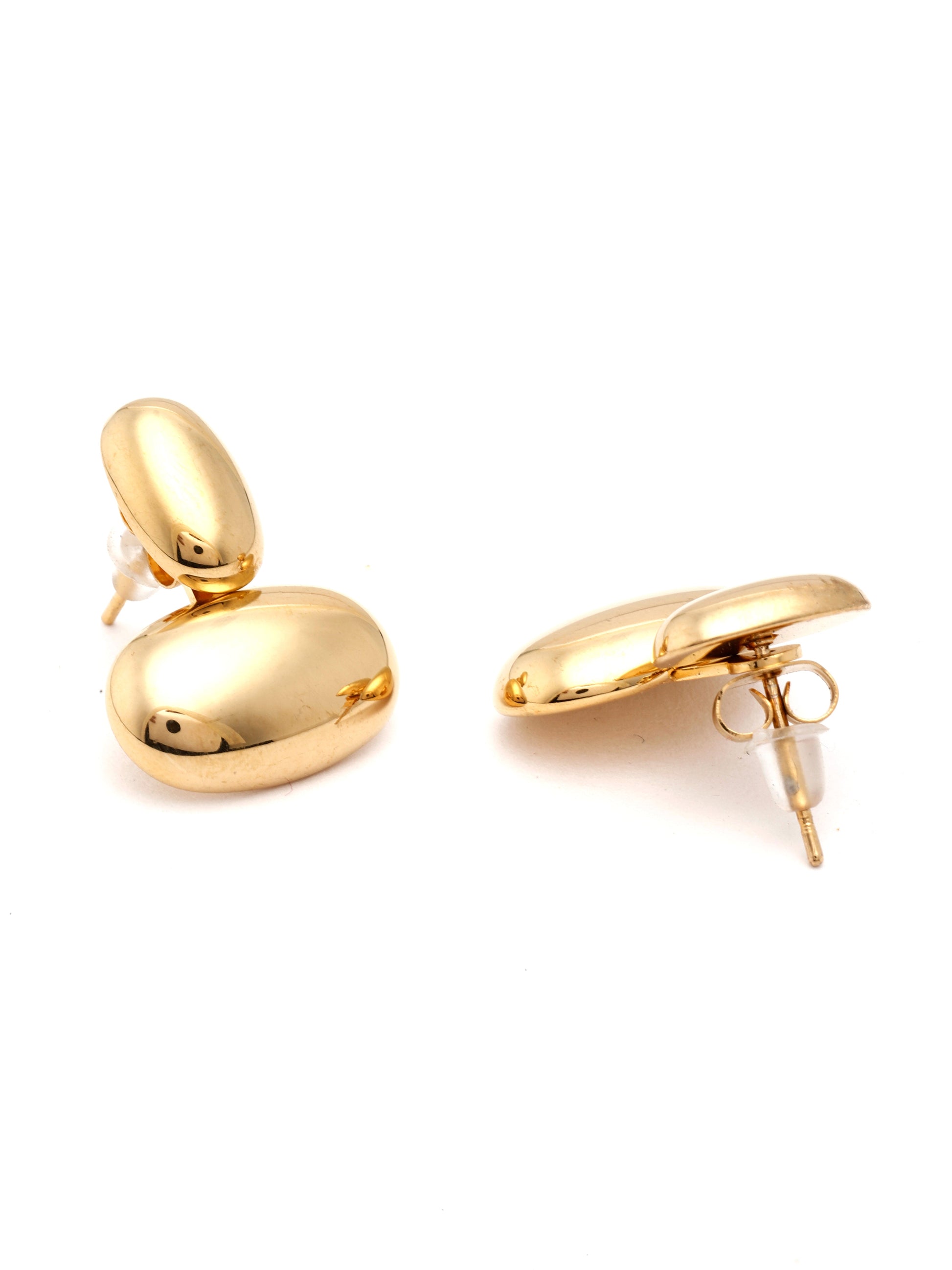 Golden Pebble Studs - Image 2
