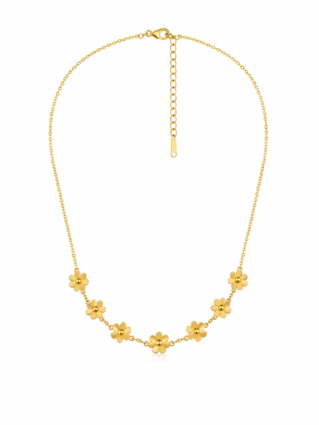 Golden Daisy Bloom Necklace