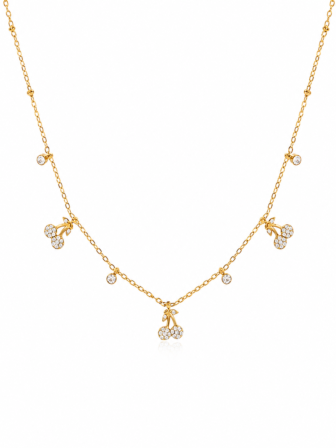 Cherry Blossom Charm Necklace