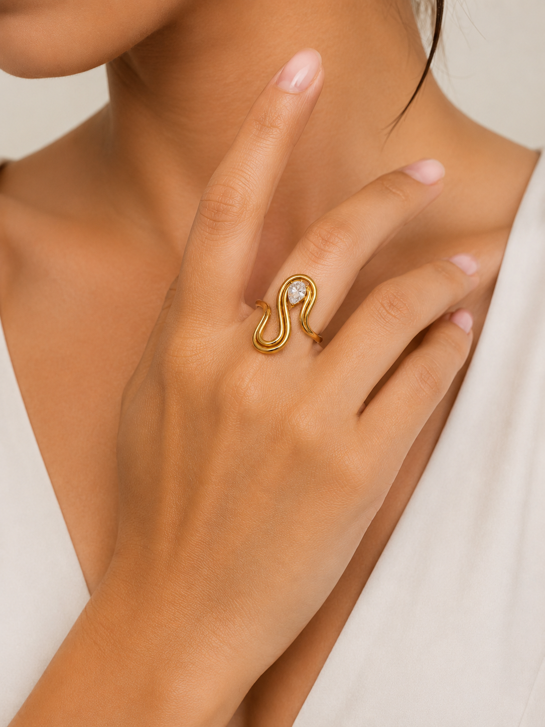 Elara Sculpt Ring