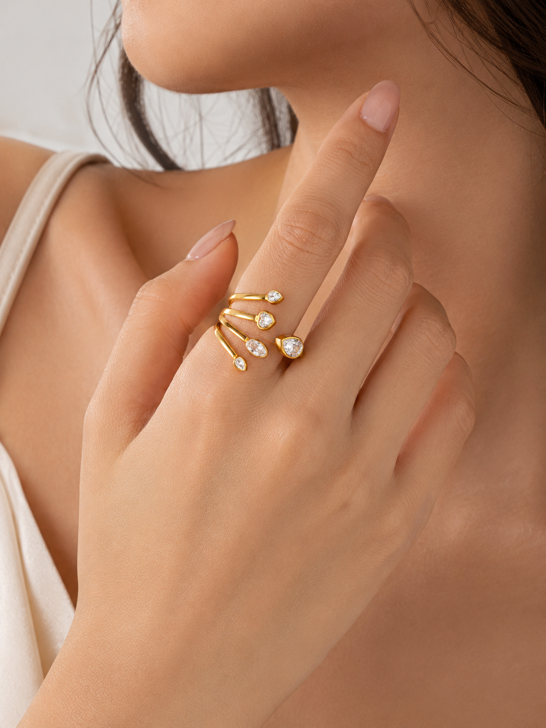Celestia Spiral Ring