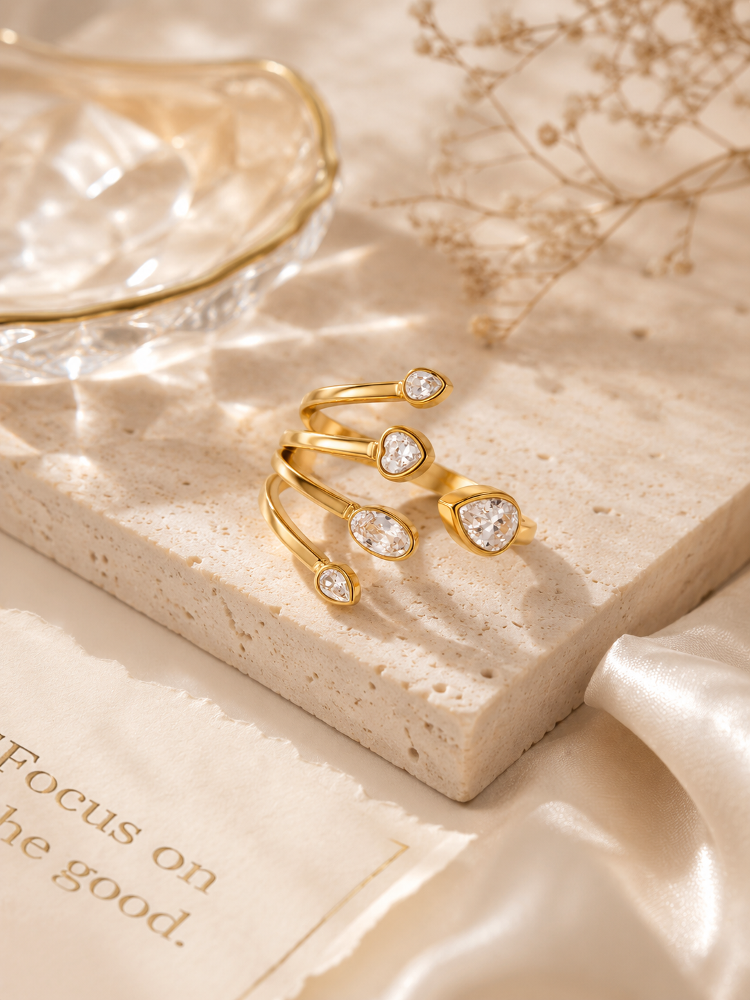 Celestia Spiral Ring