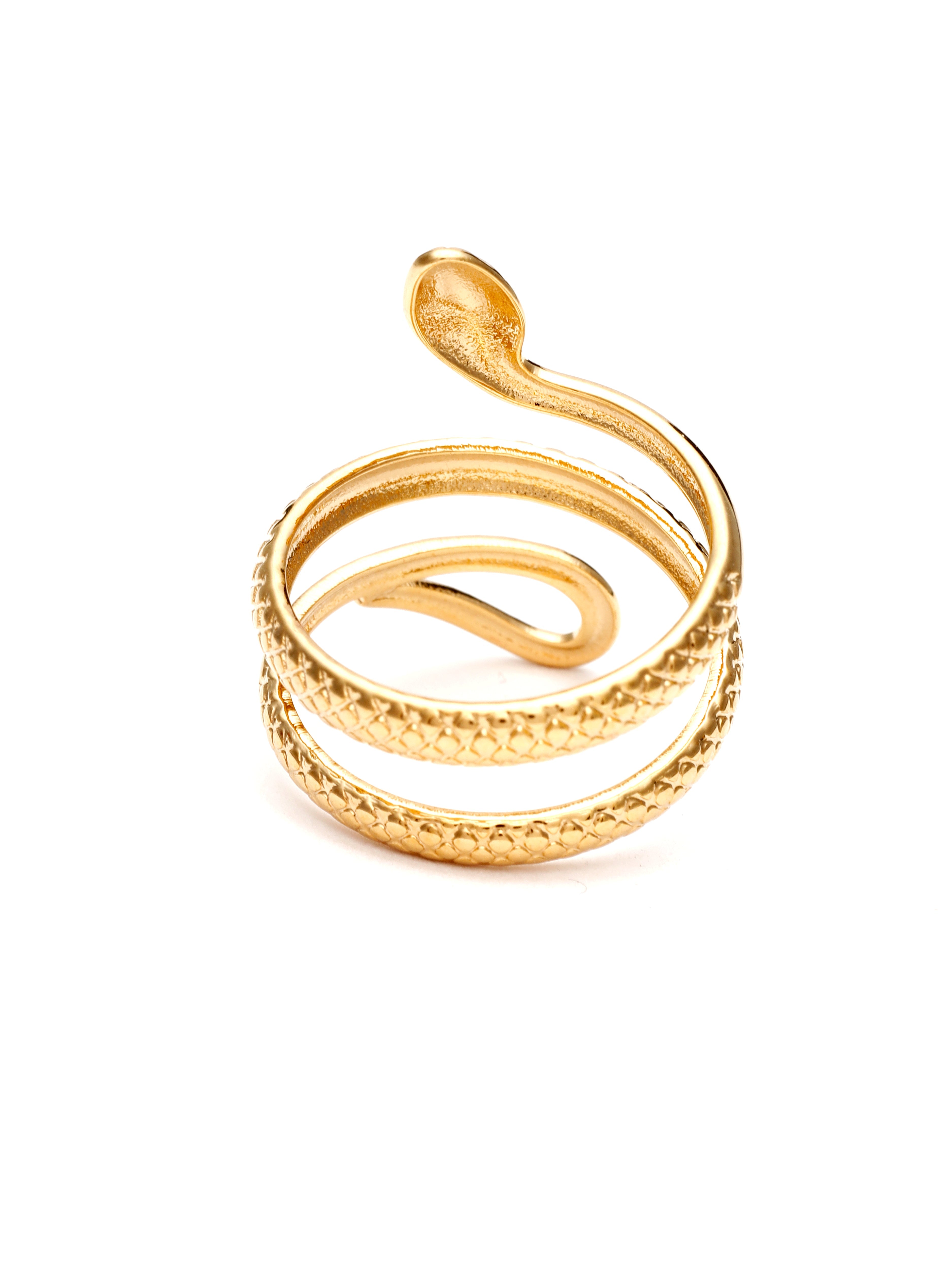 Serpent Coil Ring