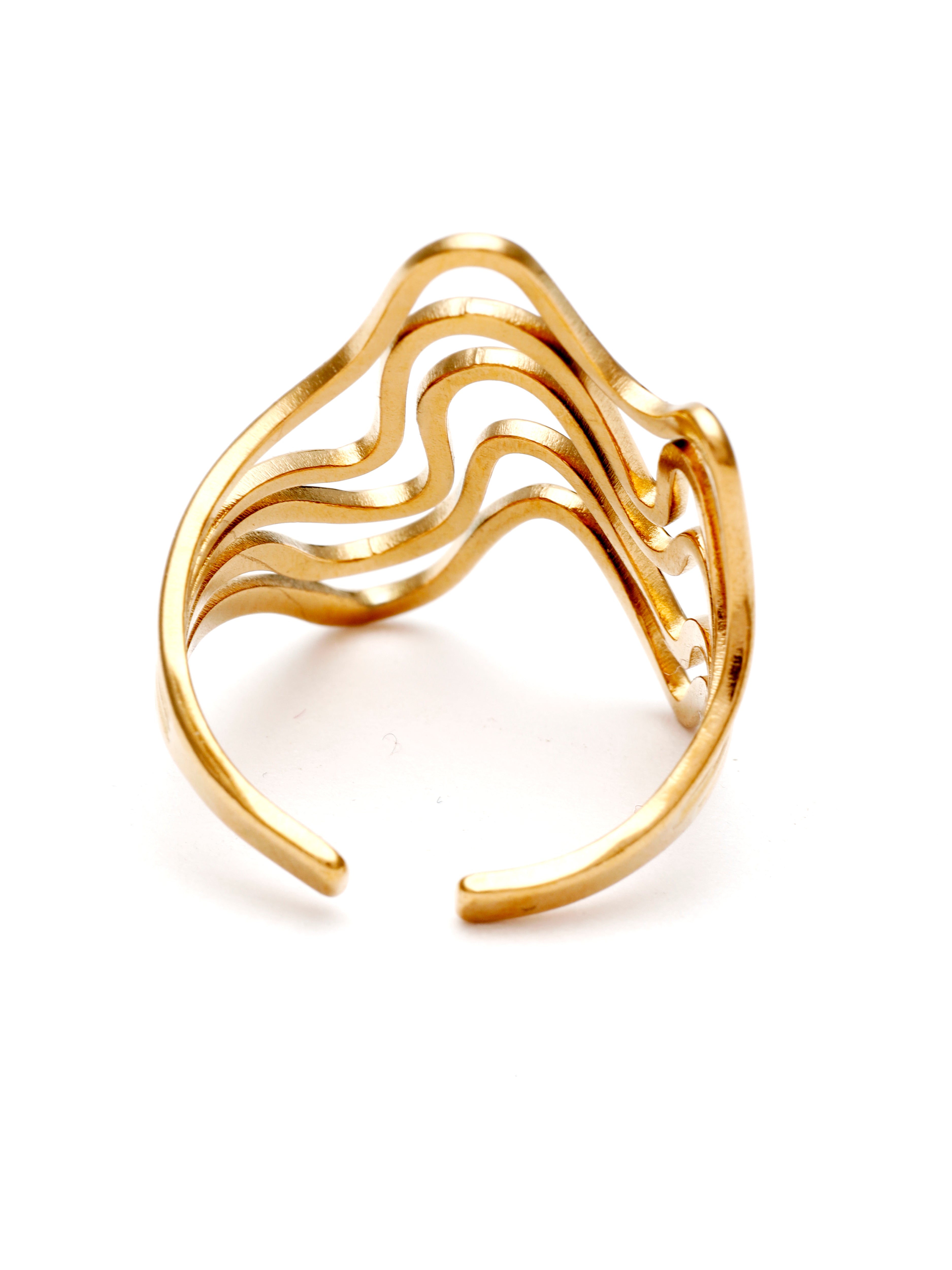 Wave Band Ring - Image 5